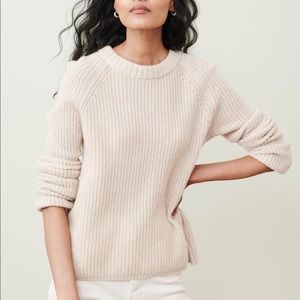 Jenni Kayne Cashmere Fisherman Sweater Medium